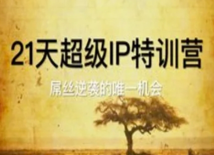 21天超级IP特训营，屌丝逆袭的唯一机会-一百创业网