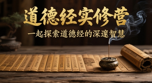 道德经实修营，一起探索道德经的深邃智慧-一百创业网