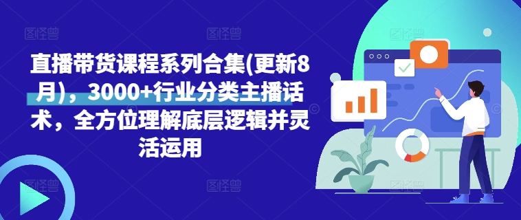 直播带货课程系列合集(更新8月)，3000+行业分类主播话术，全方位理解底层逻辑并灵活运用-一百创业网
