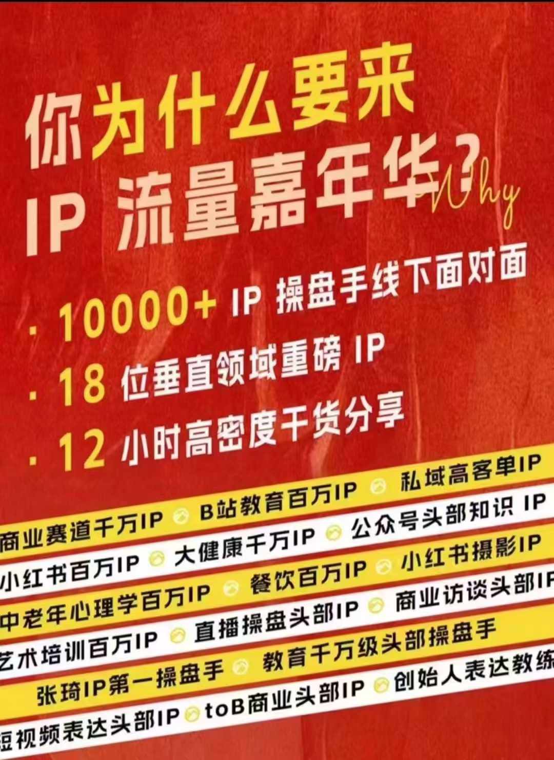 群响IP流量嘉年华，?现场视频+IP江湖2024典藏版PPT-一百创业网
