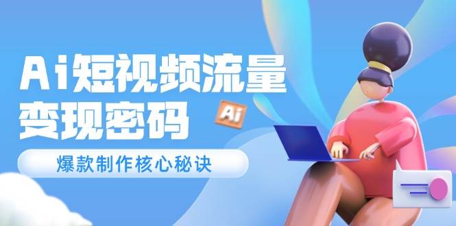 Ai短视频流量密码，爆款制作核心秘诀，120万案例深度解析-一百创业网