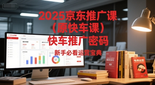 2025京东推广课(原快车课)解锁京东快车推广密码，新手必看运营宝典-一百创业网