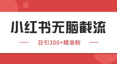 小红书截流同行客源，独家野路子获客玩法 日引200+暴力获客【揭秘】-一百创业网