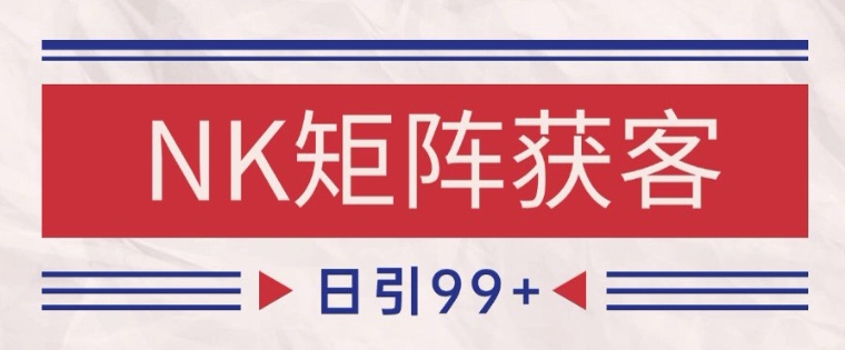 小红书某音NK赛道引流获客 自热矩阵日引200+【揭秘】-一百创业网