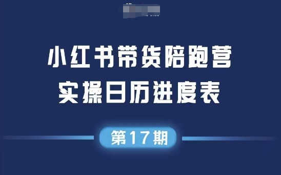小红书第17期带货陪跑营，不囤货，无不直播，无不投流，通过选品+笔记内容+测品+笔记铺量+矩阵运营打爆款-艾客创业网