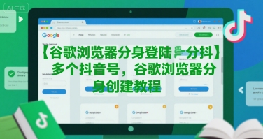 谷歌浏览器分身登陆多个抖音号，谷歌浏览器分身创建教程-一百创业网
