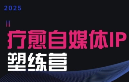2025治愈自媒体IP训练营，专为疗愈领域从业者打造-一百创业网