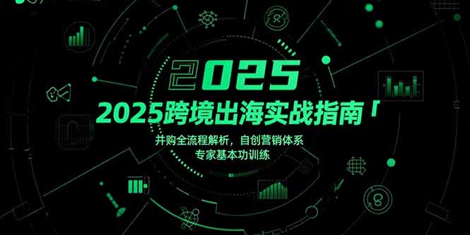 2025跨境出海实战指南，并购全流程解析，自创营销体系，专家基本功训练-一百创业网