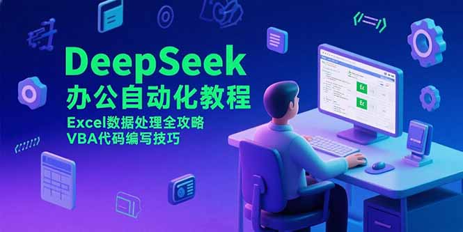 DeepSeek办公自动化教程，Excel数据处理全攻略，VBA代码编写技巧-一百创业网